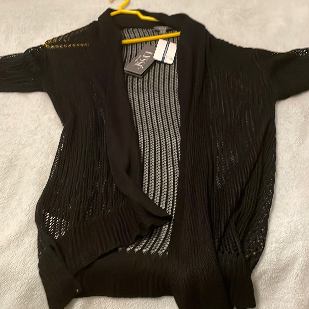Fishnet black sweater